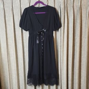 Disturbia Mortuary Midi Dress